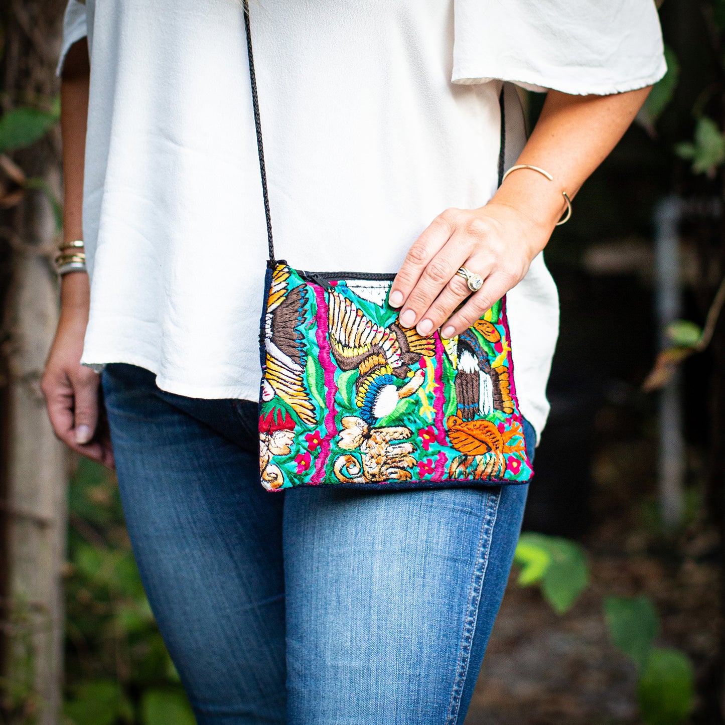 Embroidered Flower Passport