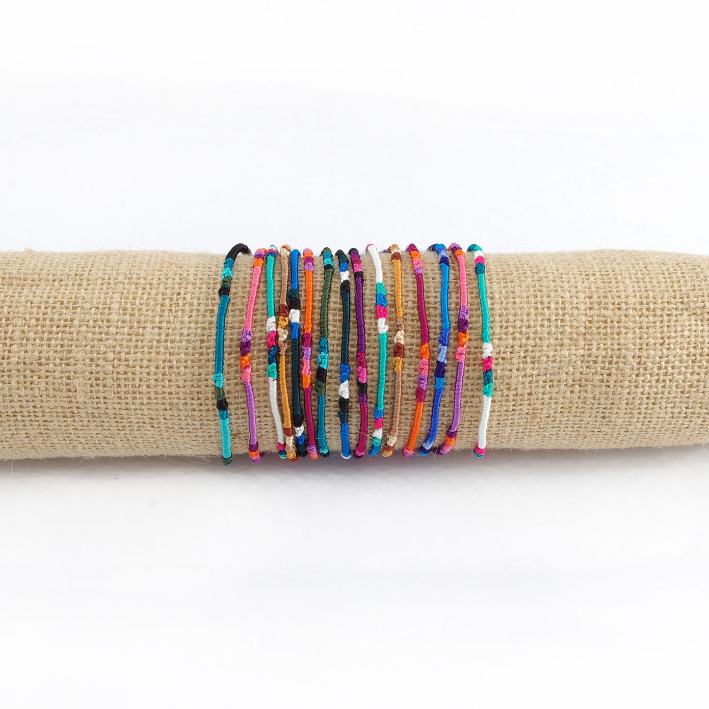 Round Silk Friendship Bracelet