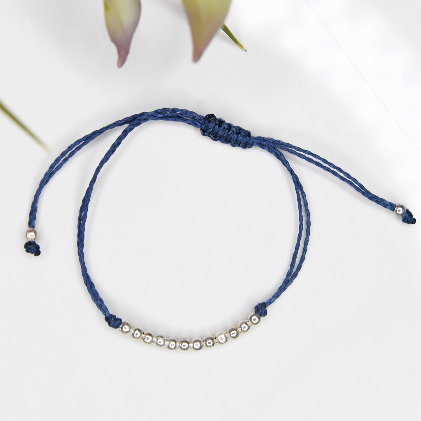 Bead String Charm Bracelet