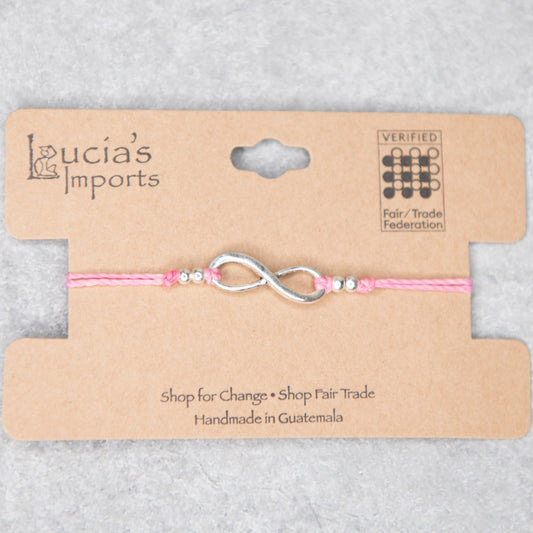 Infinity String Charm Bracelet