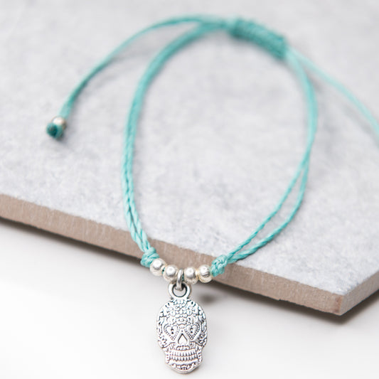 Sugar Skull String Bracelet