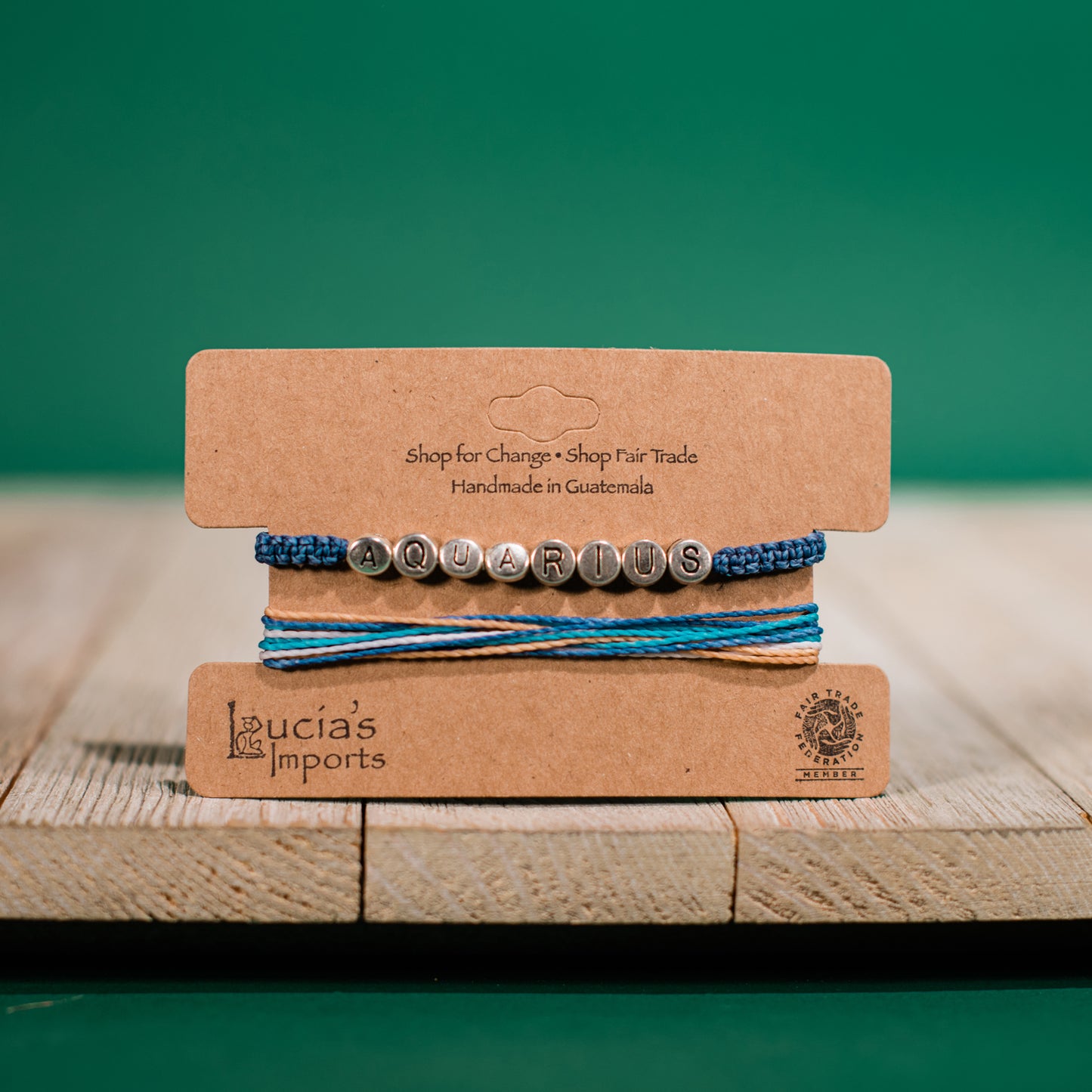 Aquarius Zodiac Bracelet