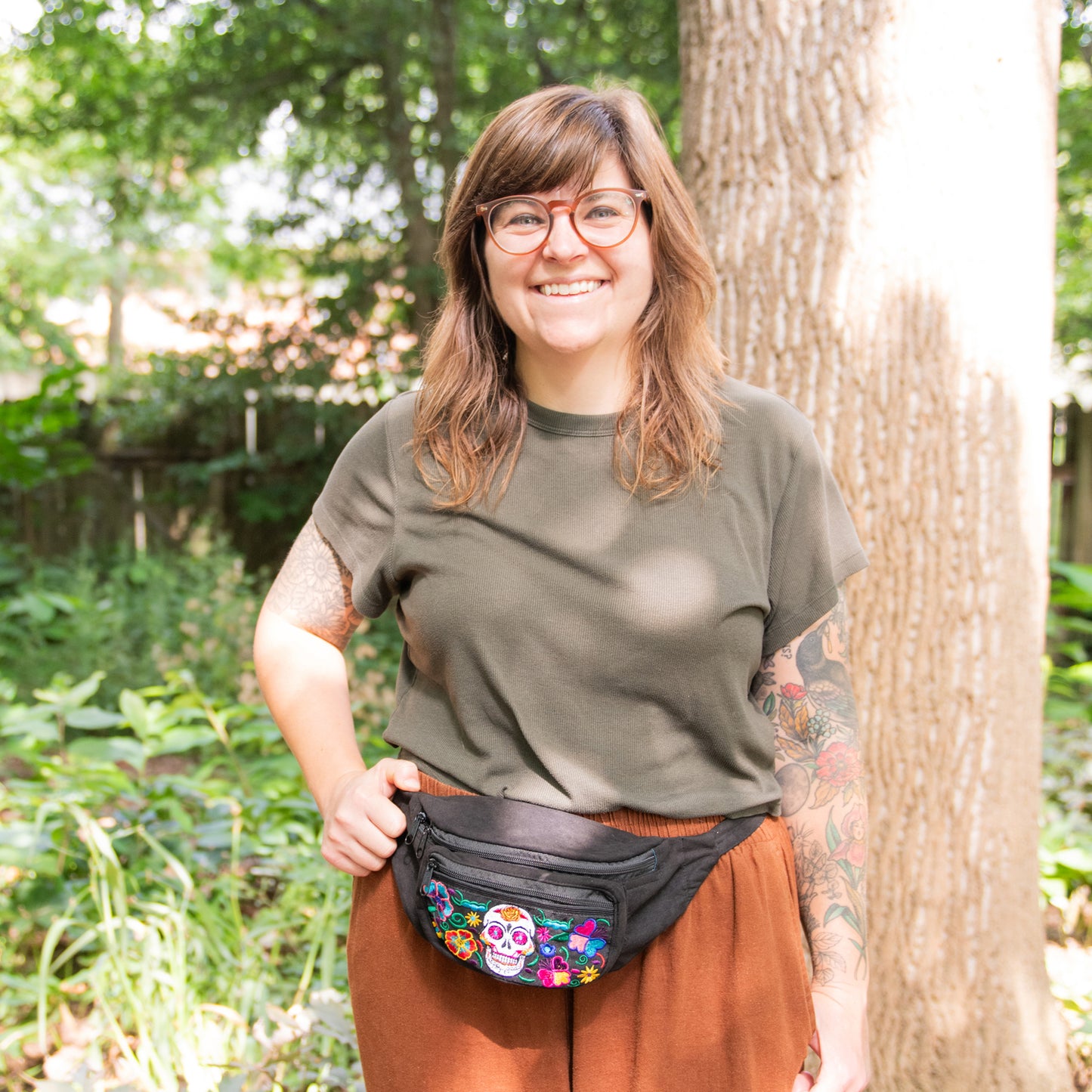 Sugar Skull Fanny Pack
