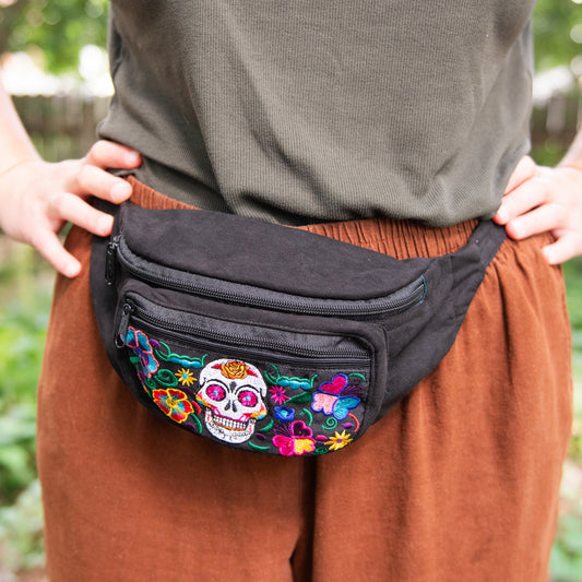 Sugar Skull Fanny Pack