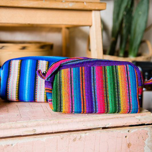 Ikat Cosmetic Bag- Large