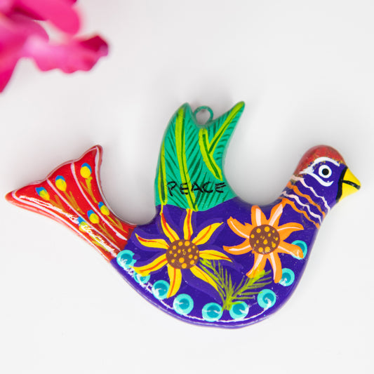 Peace Dove Ceramic Ornament