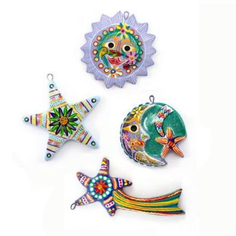 Eclipse Moon Ceramic Ornament (Sale)