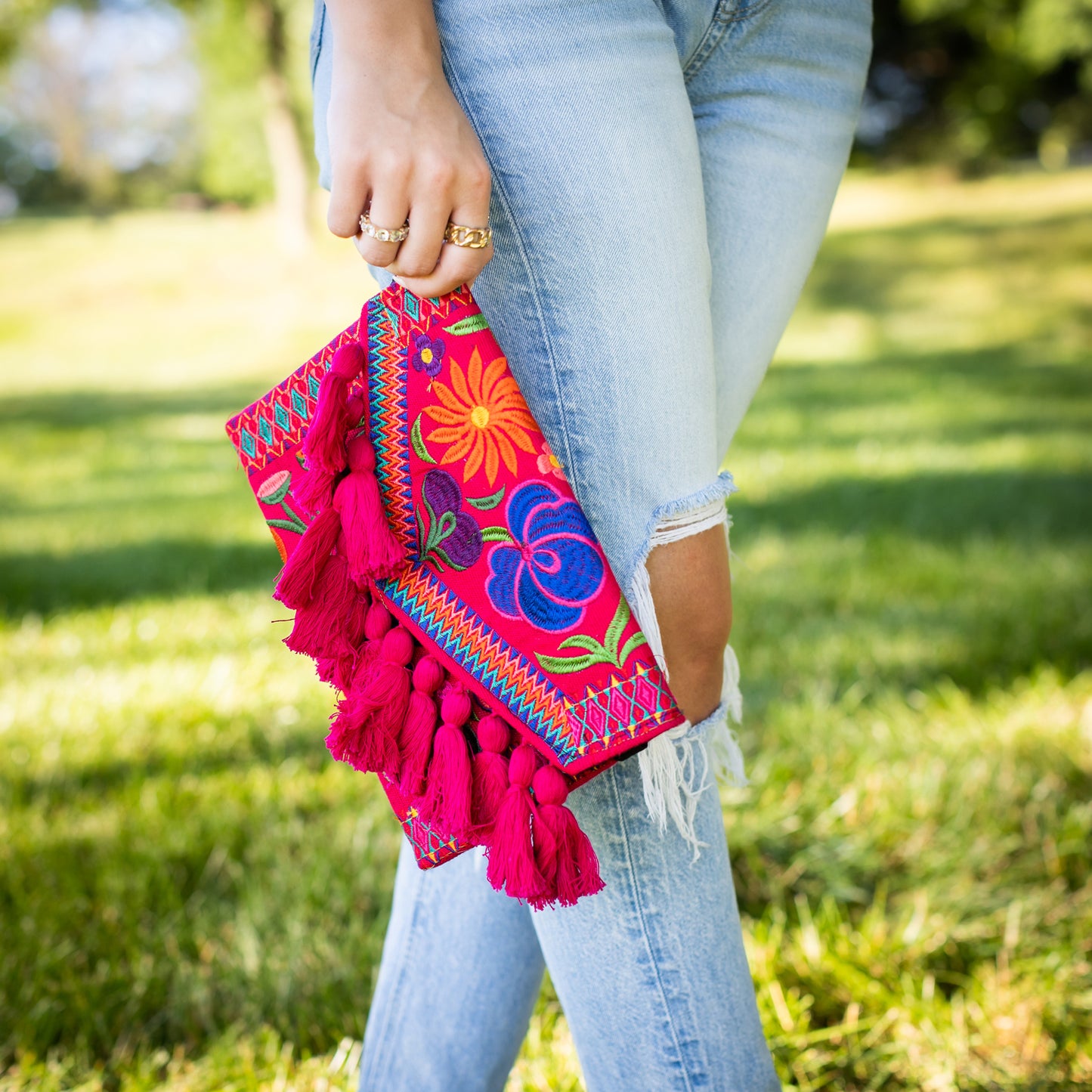 Tassel Fiesta Clutch