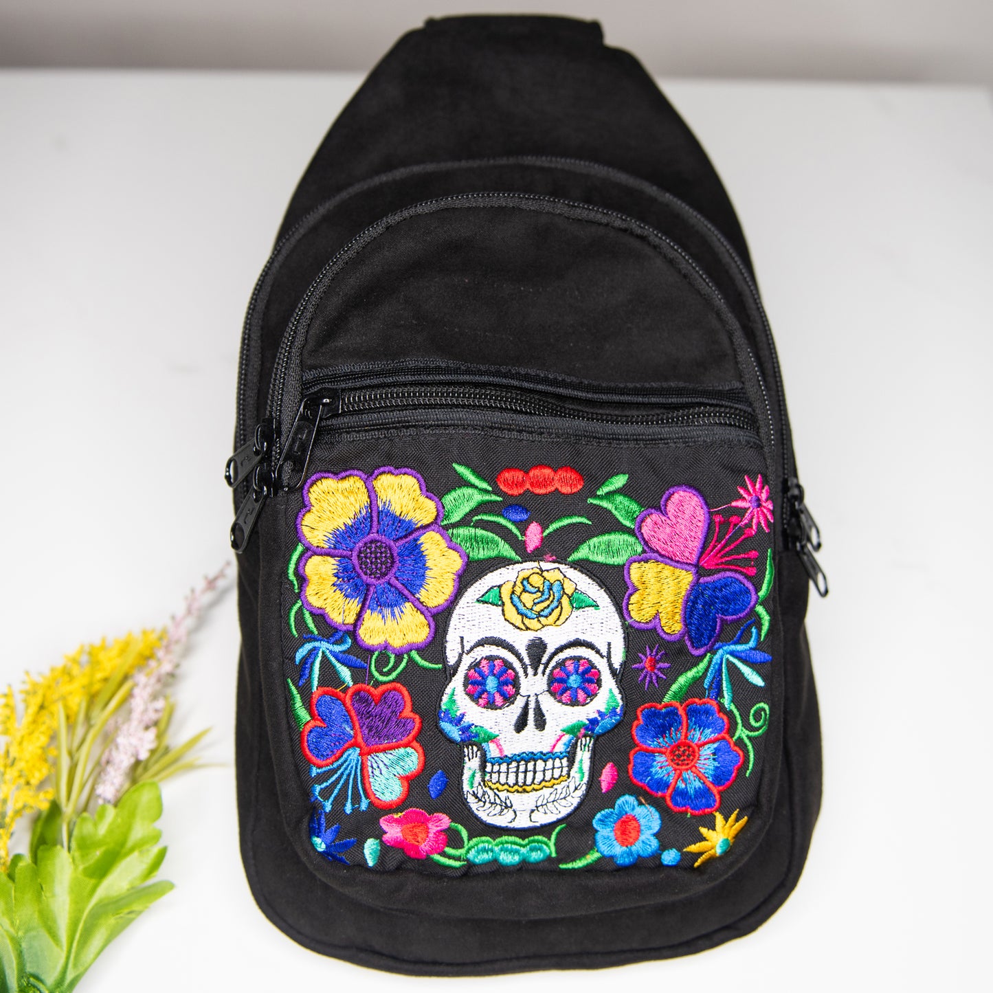 Sugar Skull Sling Backpack