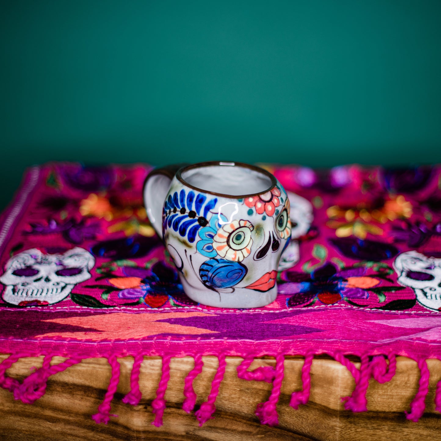 La Catrina Sugar Skull Mug