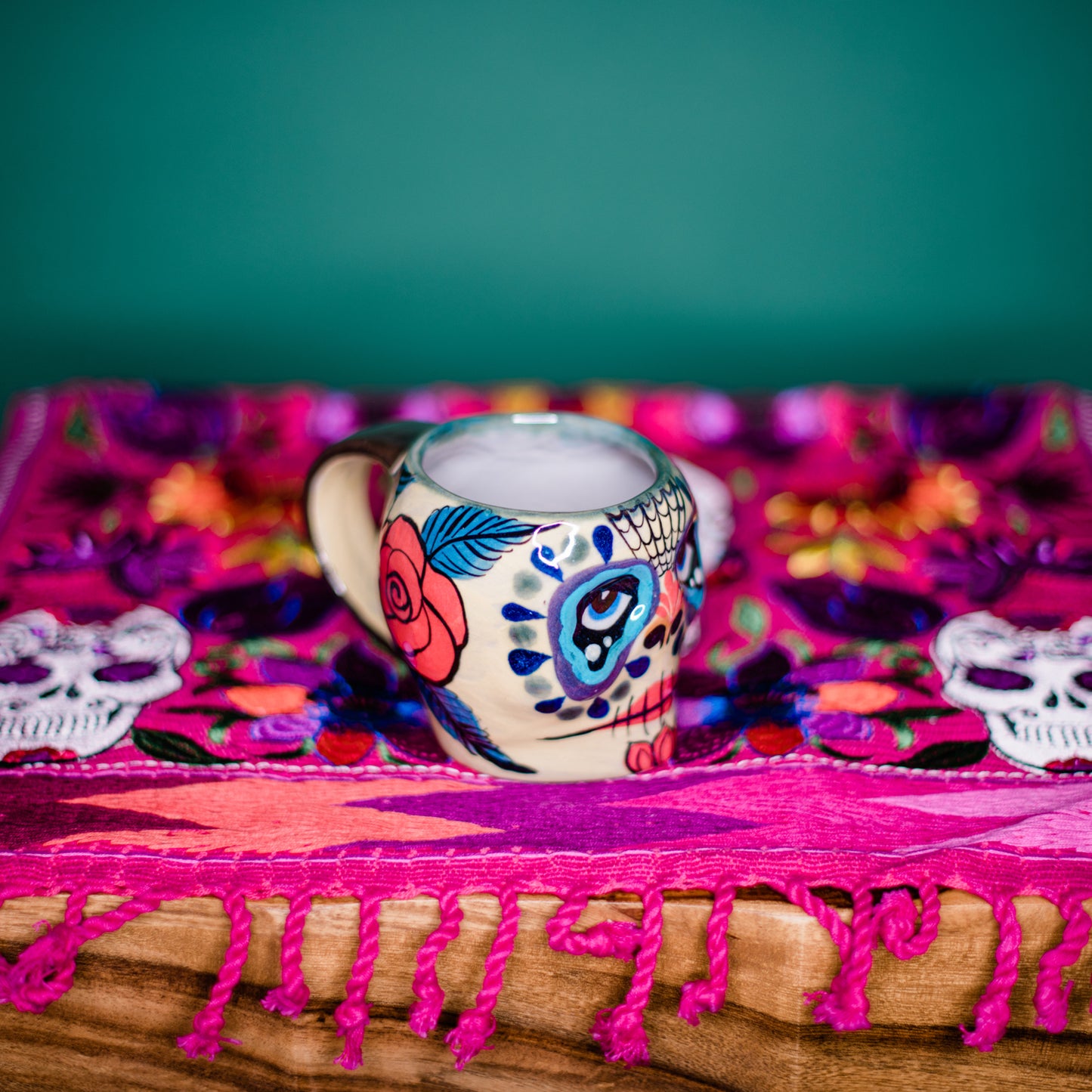 La Catrina Sugar Skull Mug