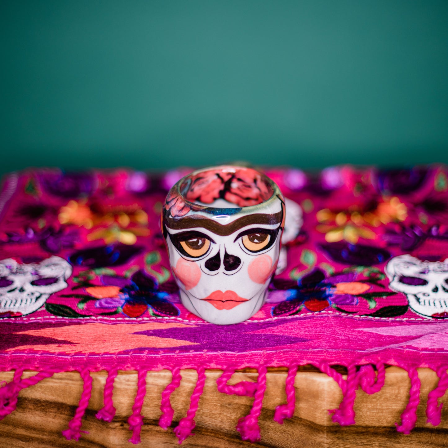 La Catrina Sugar Skull Mug