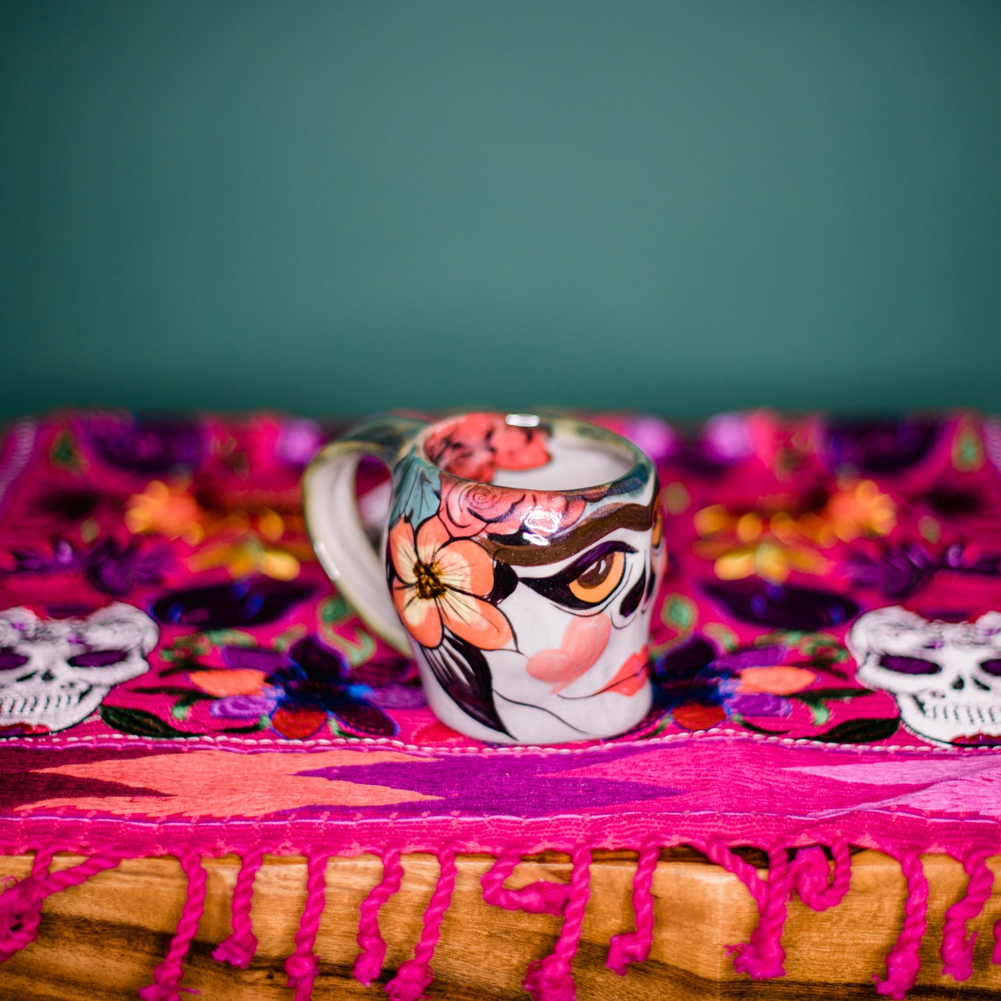 La Catrina Sugar Skull Mug