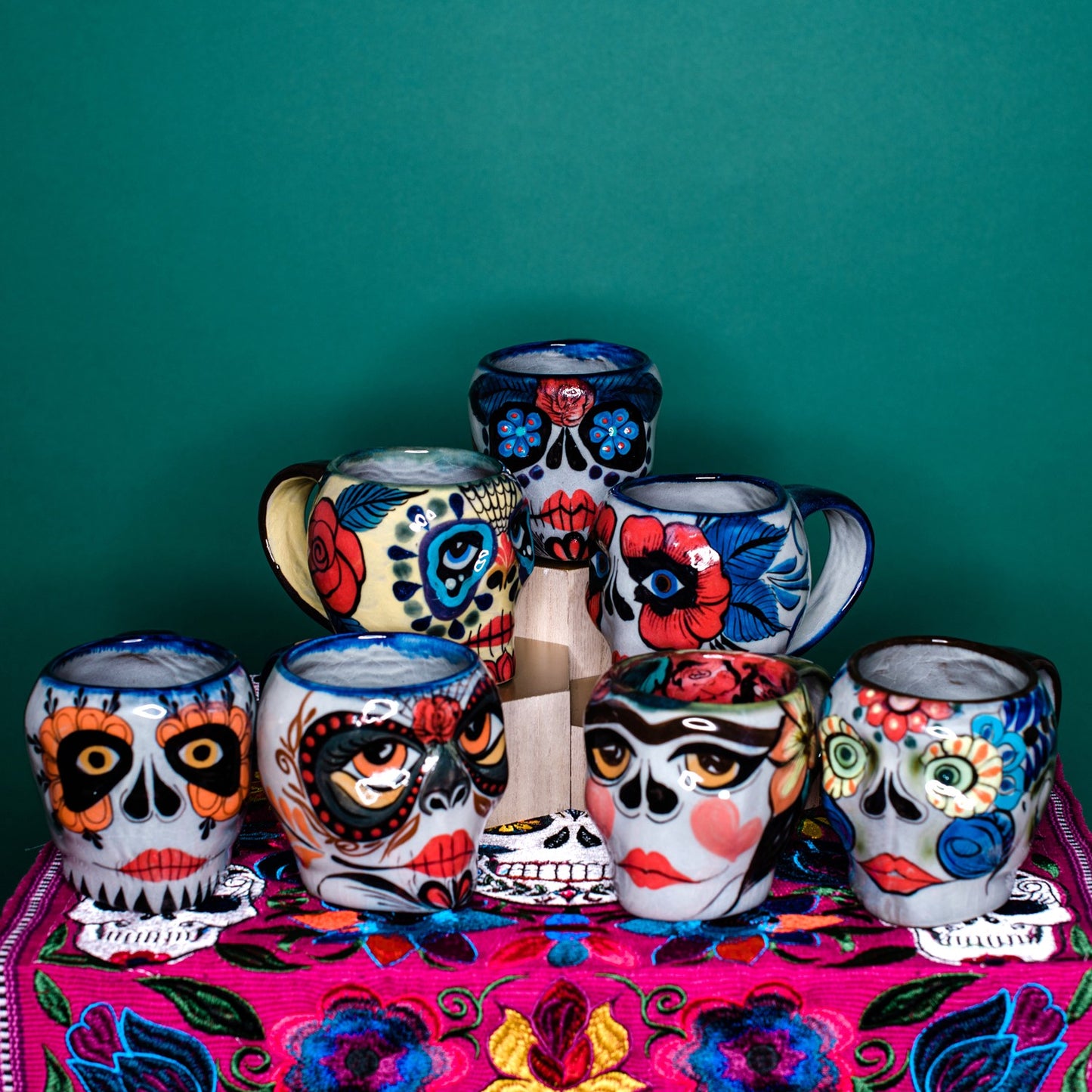 La Catrina Sugar Skull Mug