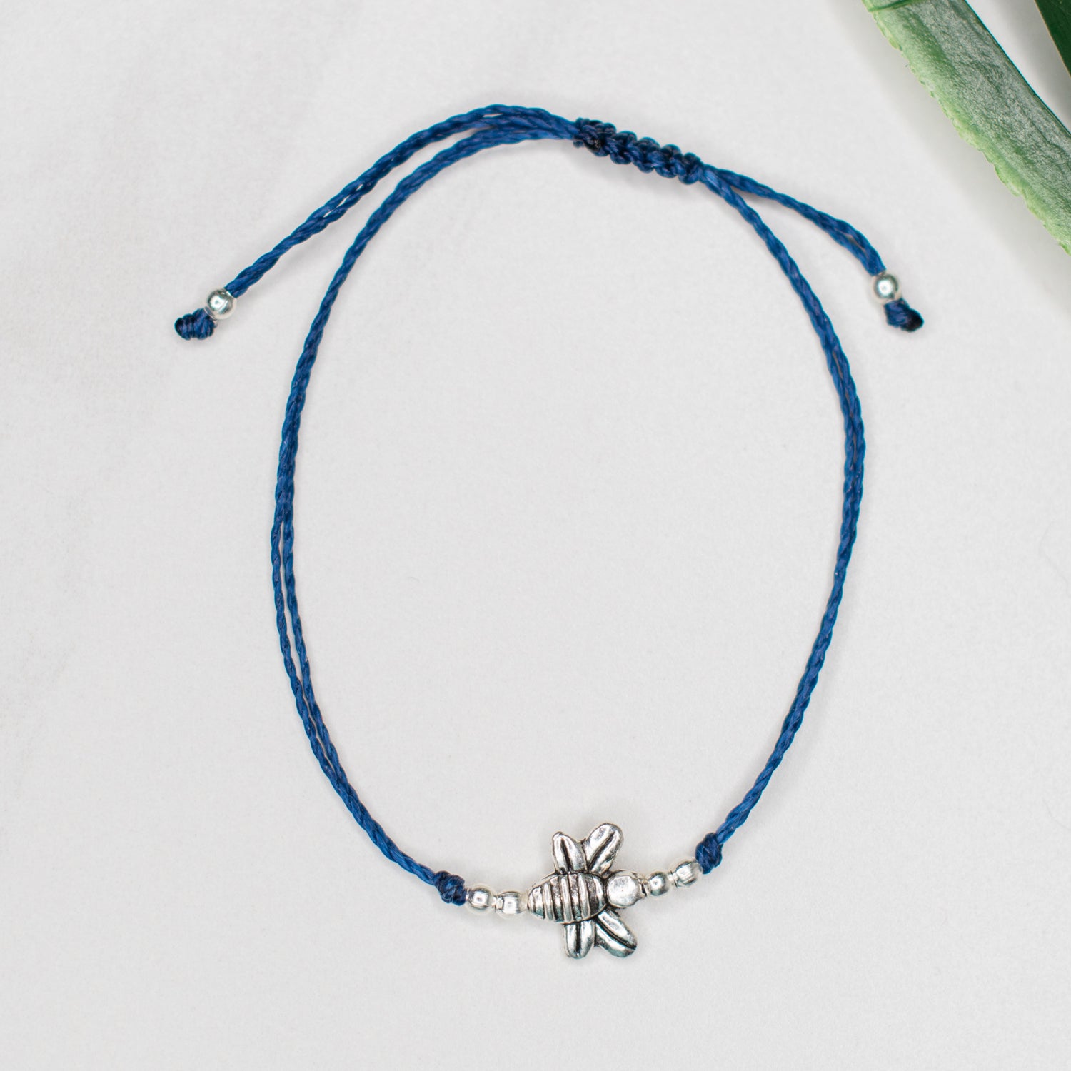 bee string bracelet fair trade handmade jewelry guatemalan