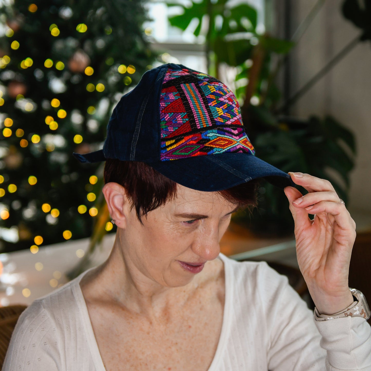 Upcycled Patch Baseball Hat Guatemalan Fair Trade