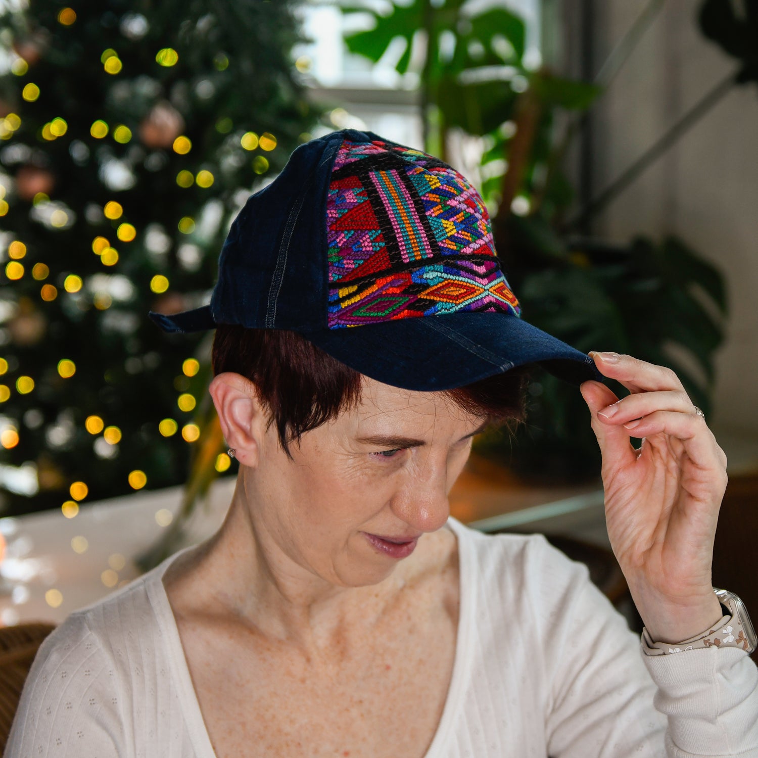 Upcycled Patch Baseball Hat Guatemalan Fair Trade