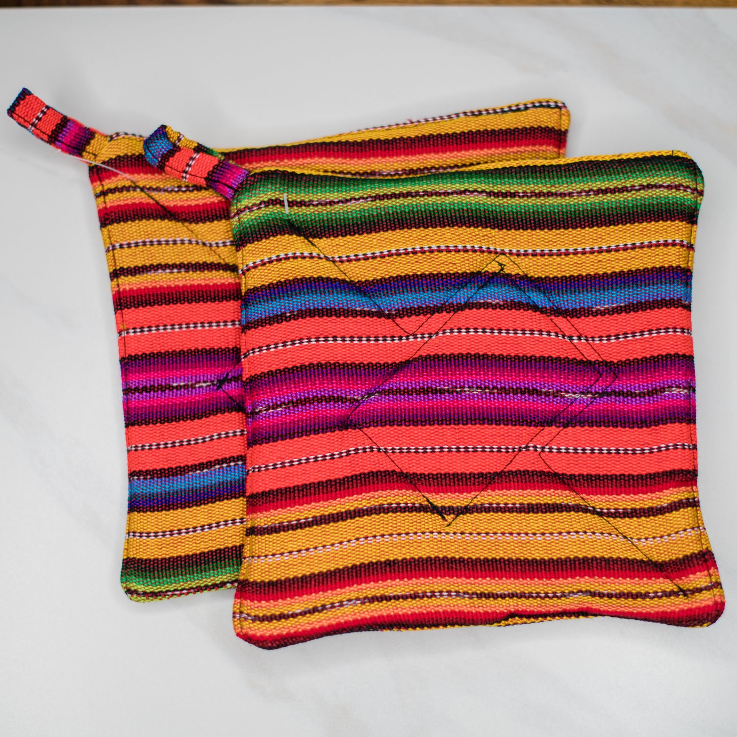Set of 2 Matching Square Potholders