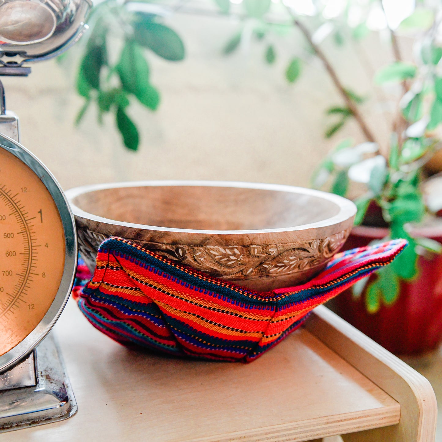 Handmade Fair Trade Ikat Bowl Cozy Guatemalan