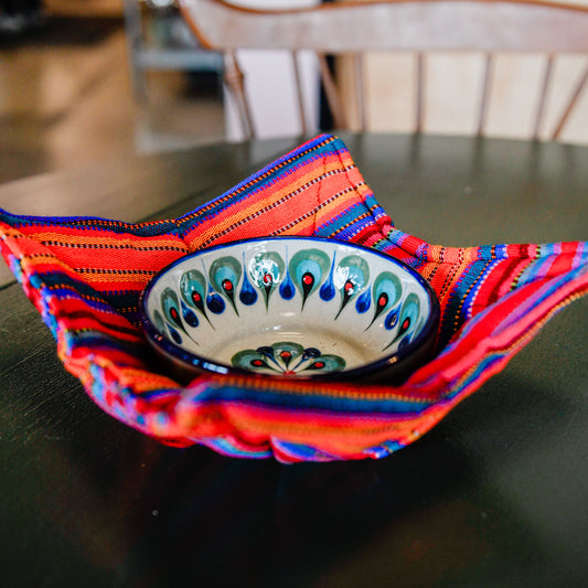 Handmade Fair Trade Ikat Bowl Cozy Guatemalan