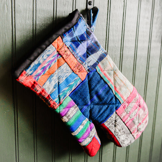 Patch oven mitts  Guatemalan Fair Trade