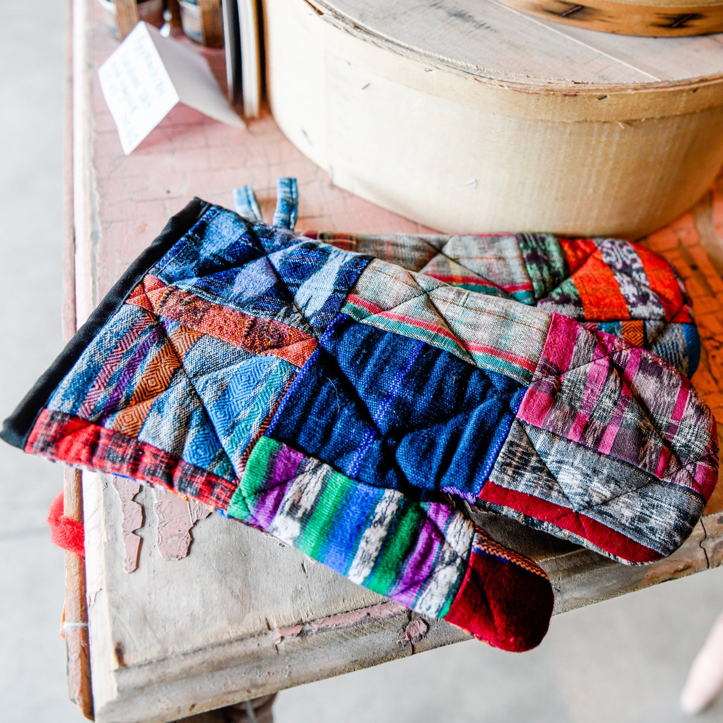 Patch oven mitts  Guatemalan Fair Trade