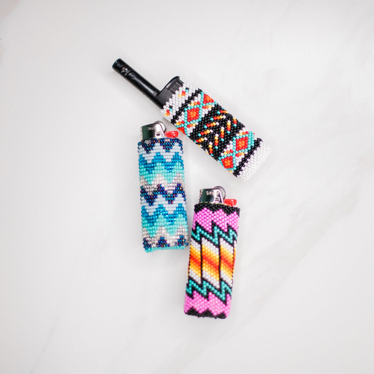 beaded lighter cover fair trade guatemalan accessory ethical goods handmade home decor