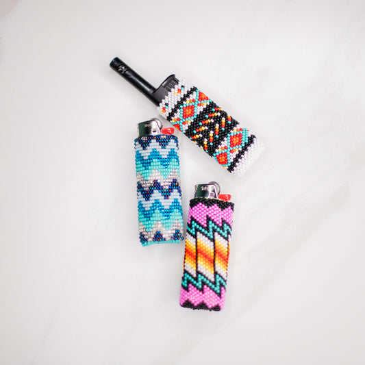 beaded lighter cover fair trade guatemalan accessory ethical goods handmade home decor