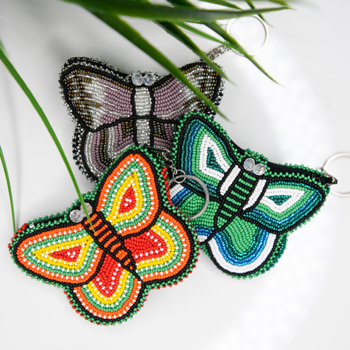 Butterfly Coin Bag Beaded Guatemalan Fair Trade