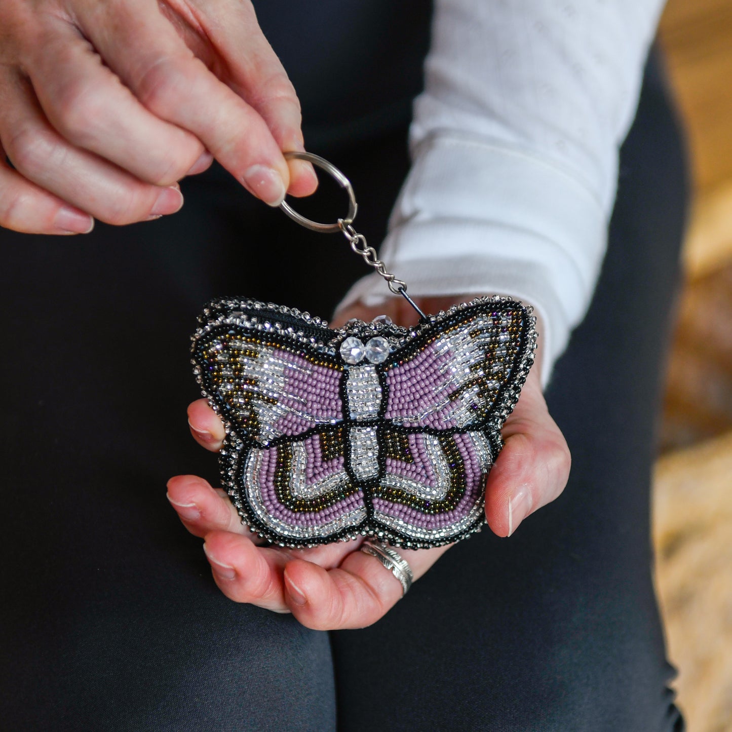Butterfly Keychain Coin Purse