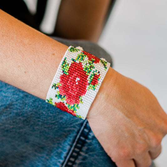 White Rose Bracelet