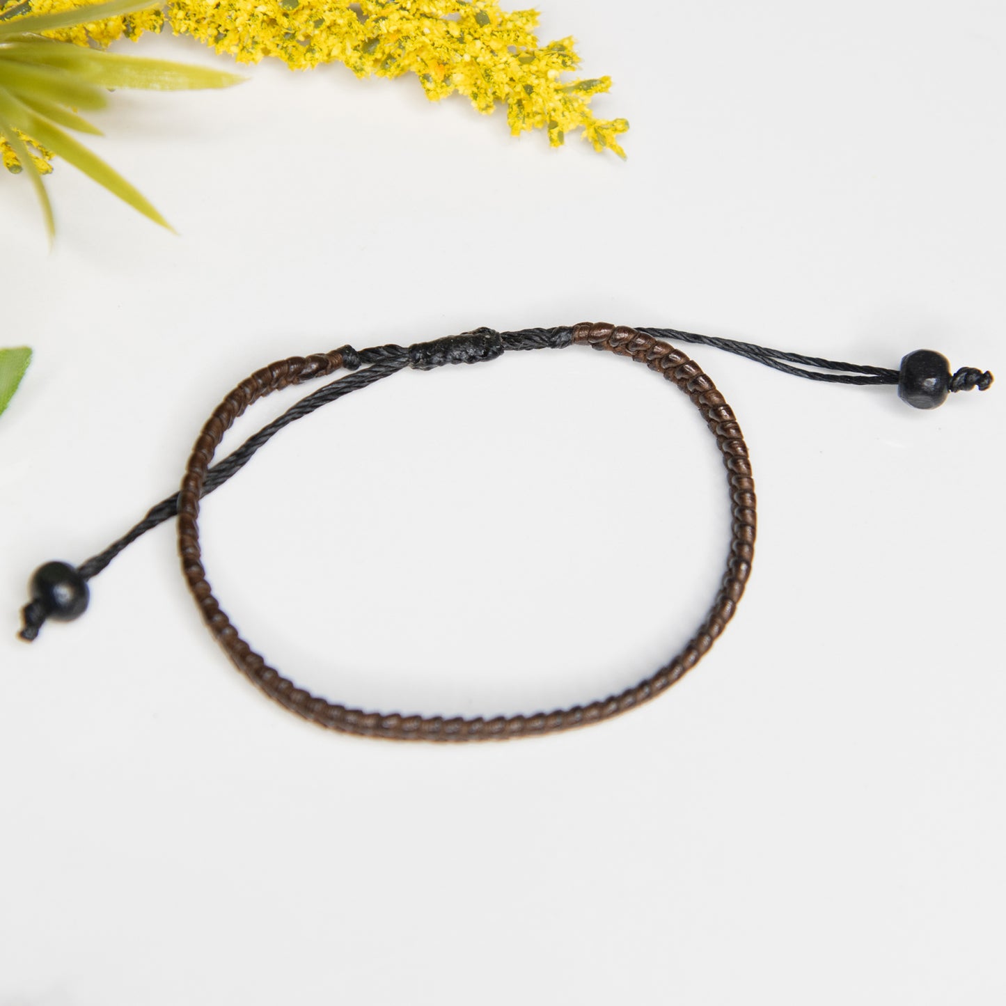 Small Braided Leather Bracelets
