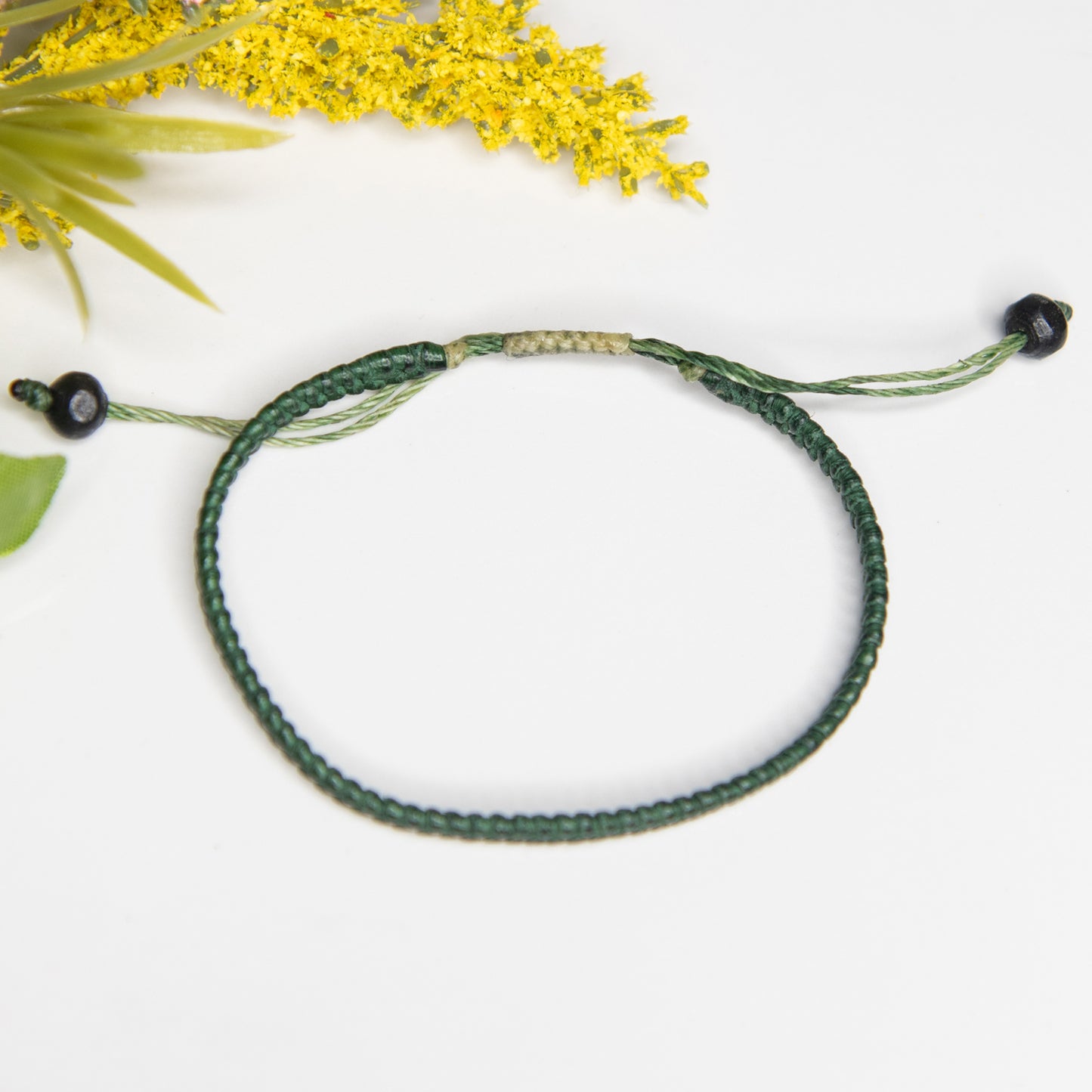 Small Braided Leather Bracelets