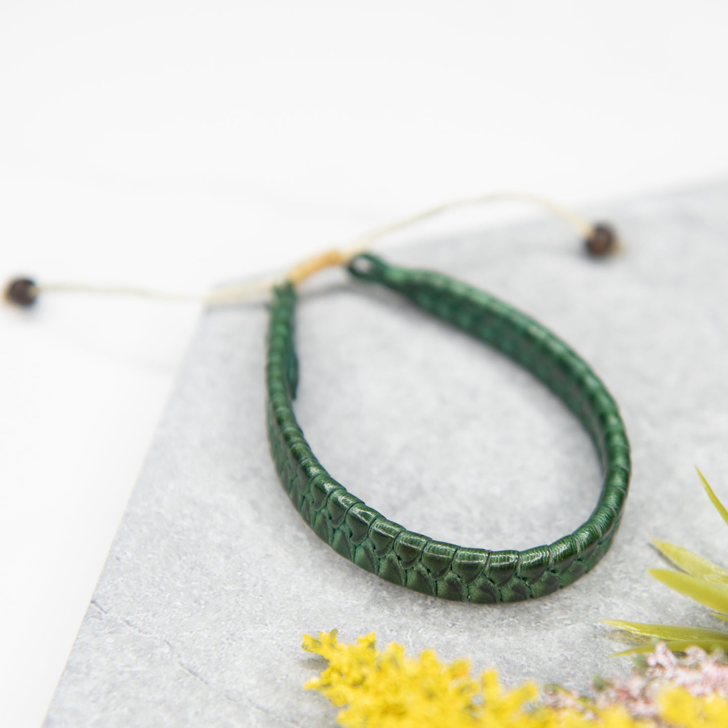 Large Braided Leather Bracelets