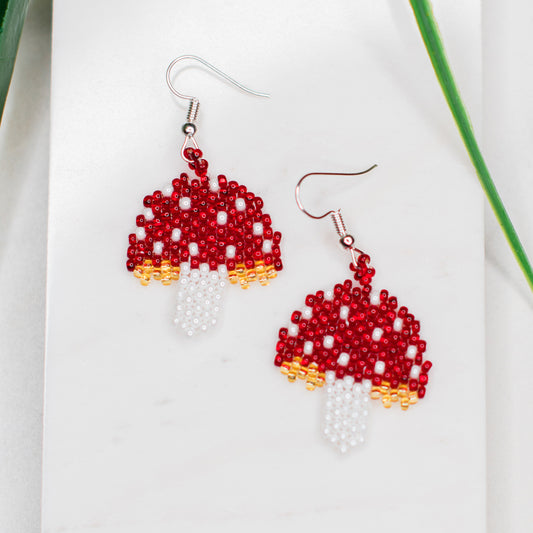 Magic Mushroom Earring