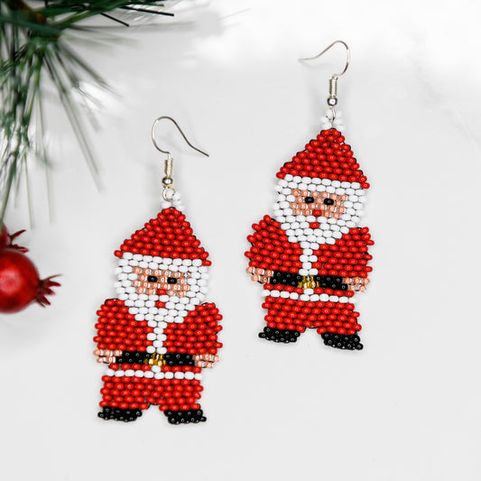 Mr. Claus Earrings
