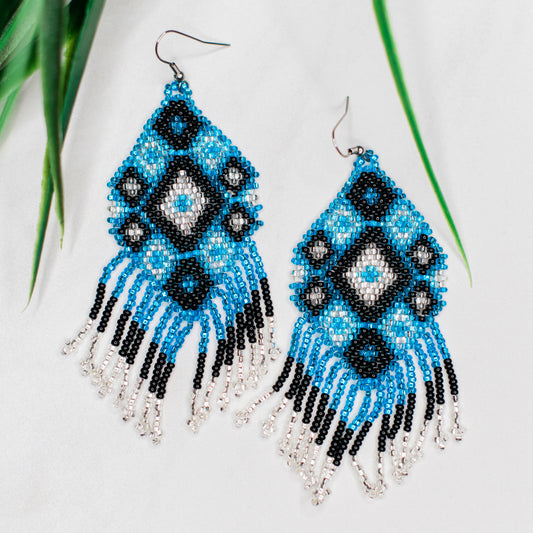 Beaded Kite Earrings - Lg (CLOSEOUT 40% off)
