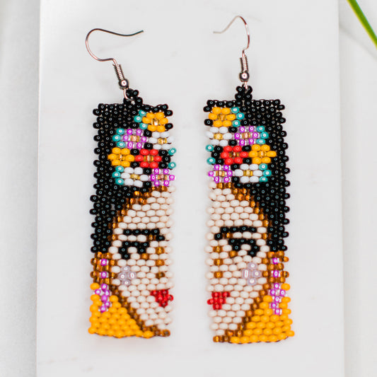 Split Frida Kahlo Earring