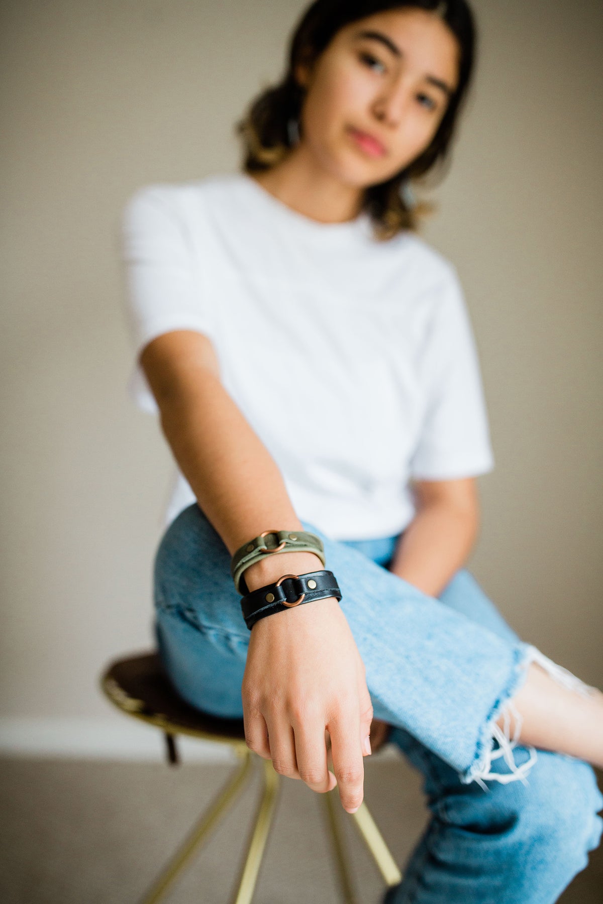 Leather Karma Bracelet