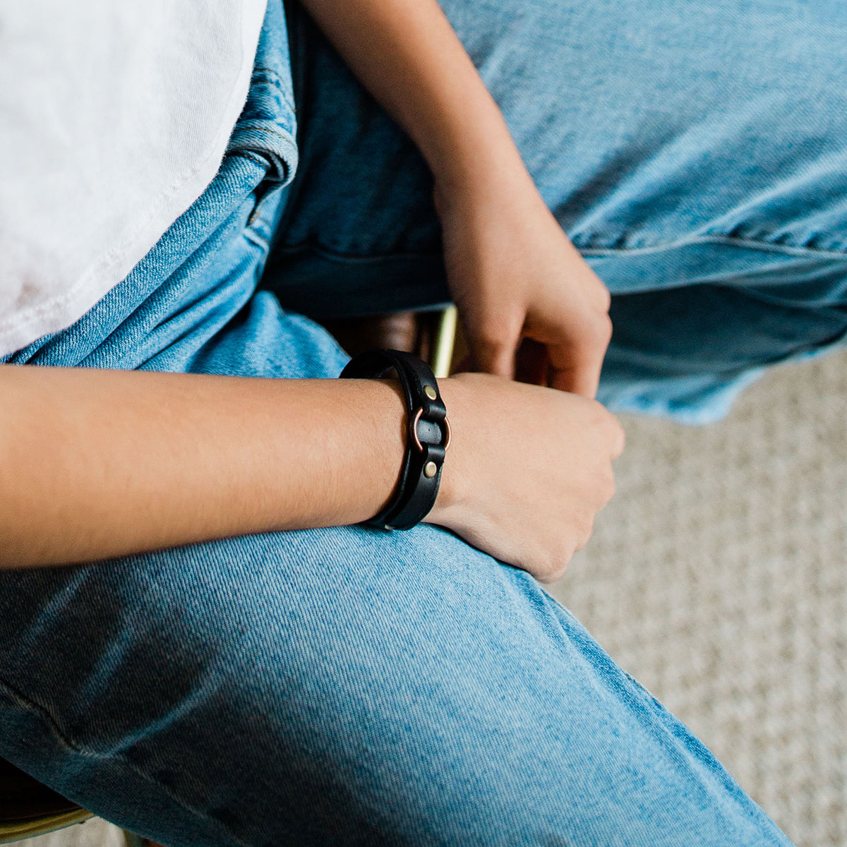 Leather Karma Bracelet
