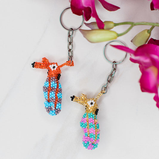 Seahorse Beaded Keychains