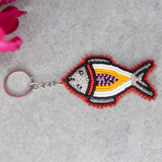 Flat Fish keychain