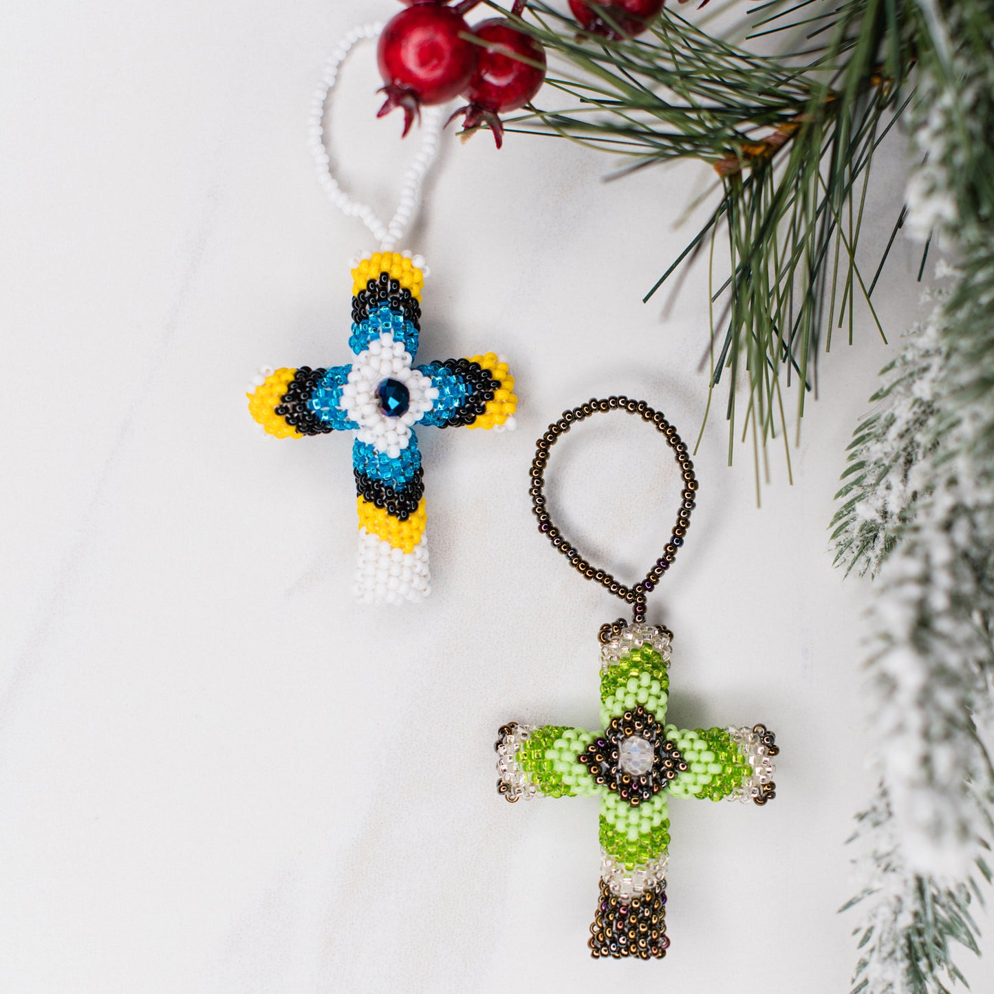 Beaded Ornaments (Buy 8, get one FREE)