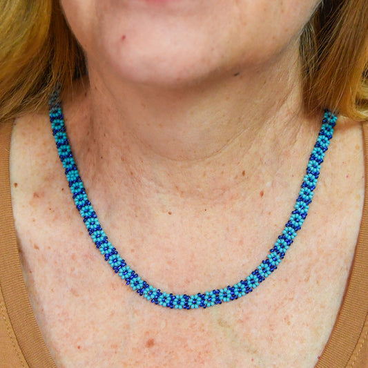 Beaded Necklace 22"