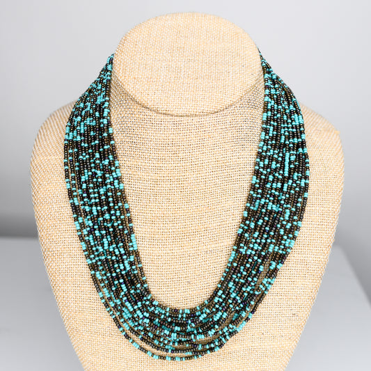 Beaded Cascade Necklace