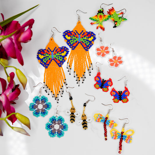 Pollinator Earrings (Buy 6, get a Butterfly Fringe for FREE)