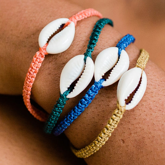 Shell Macrame Bracelets (Sale)