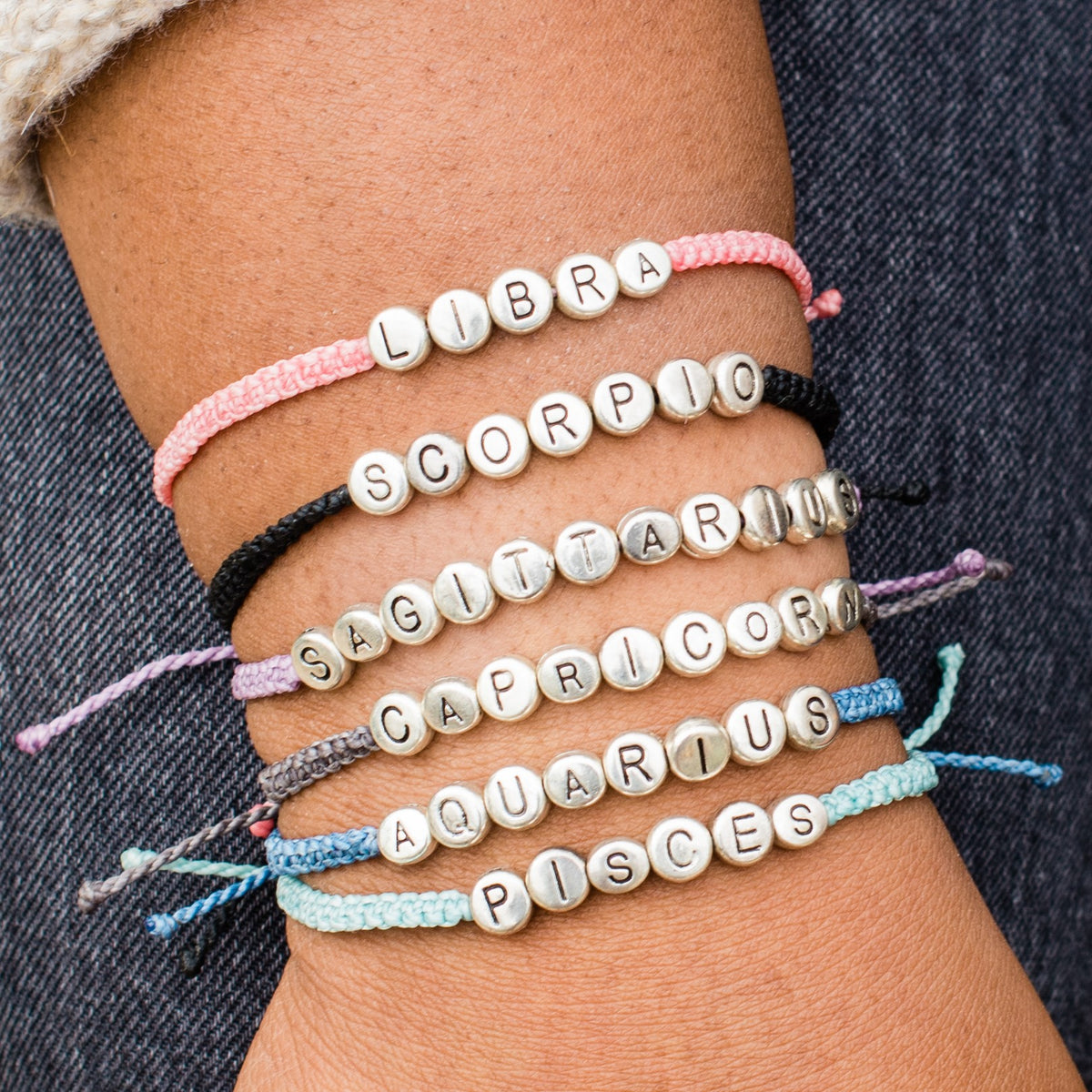 Single Zodiac String Bracelet