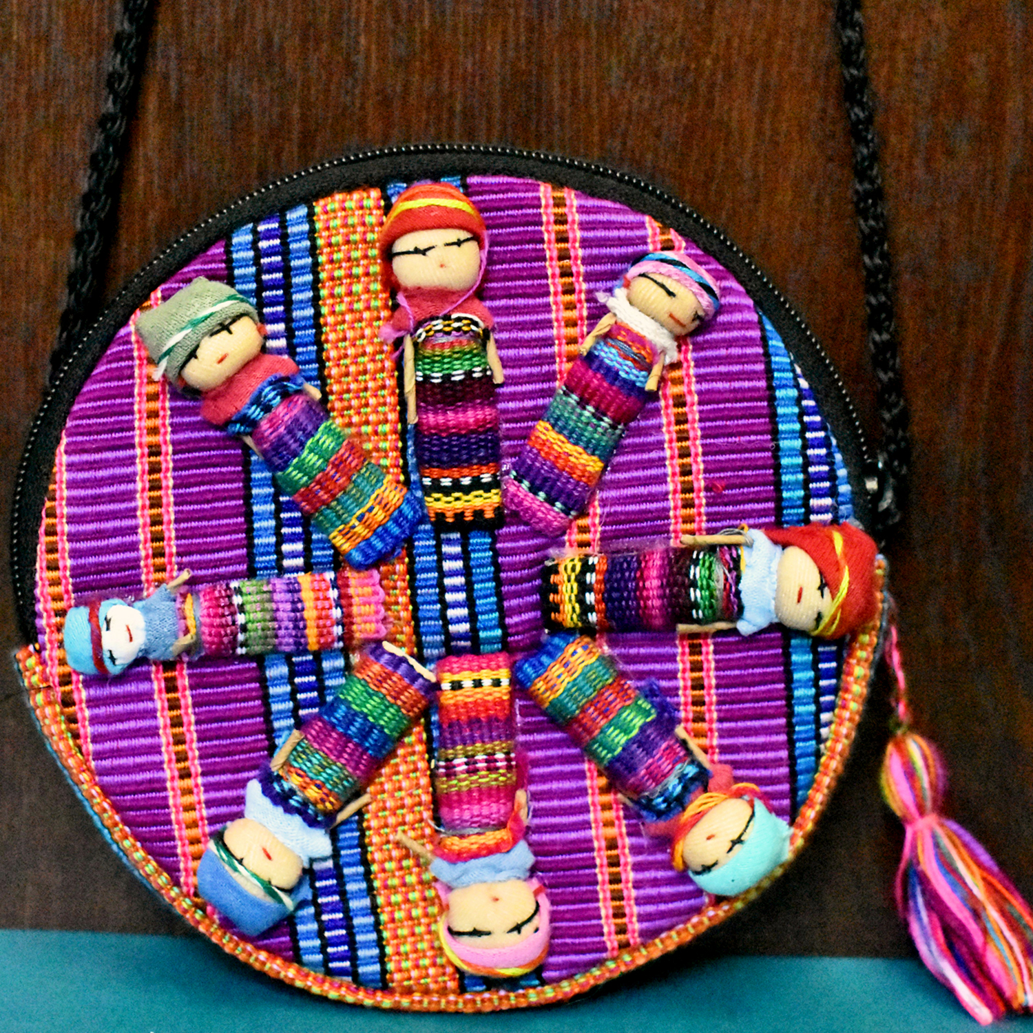 Lot of 36 Worry Doll Coin Purses Handmade in GuatemalaFair TradeSingle 