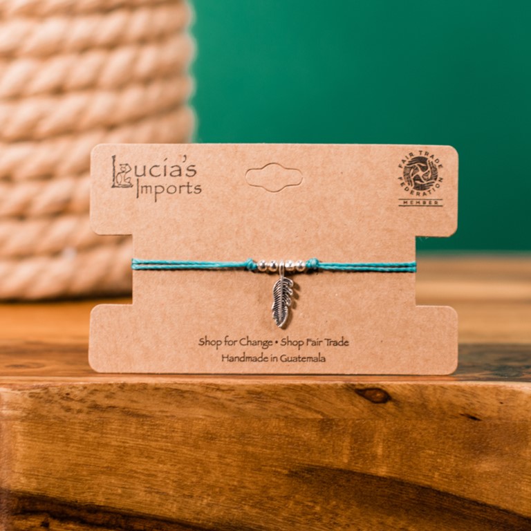 Feather friendship bracelet clearance